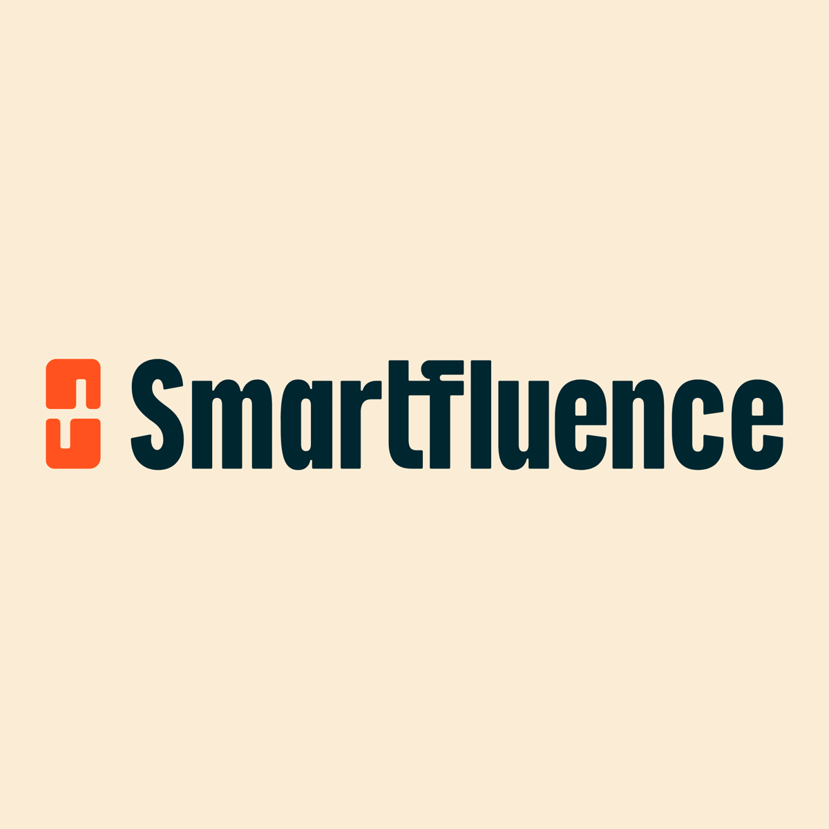 Logo Smartfluence carre sable