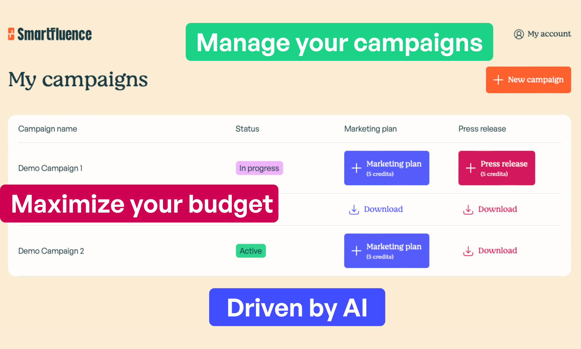 Manage your influencer marketing campaigns (6)